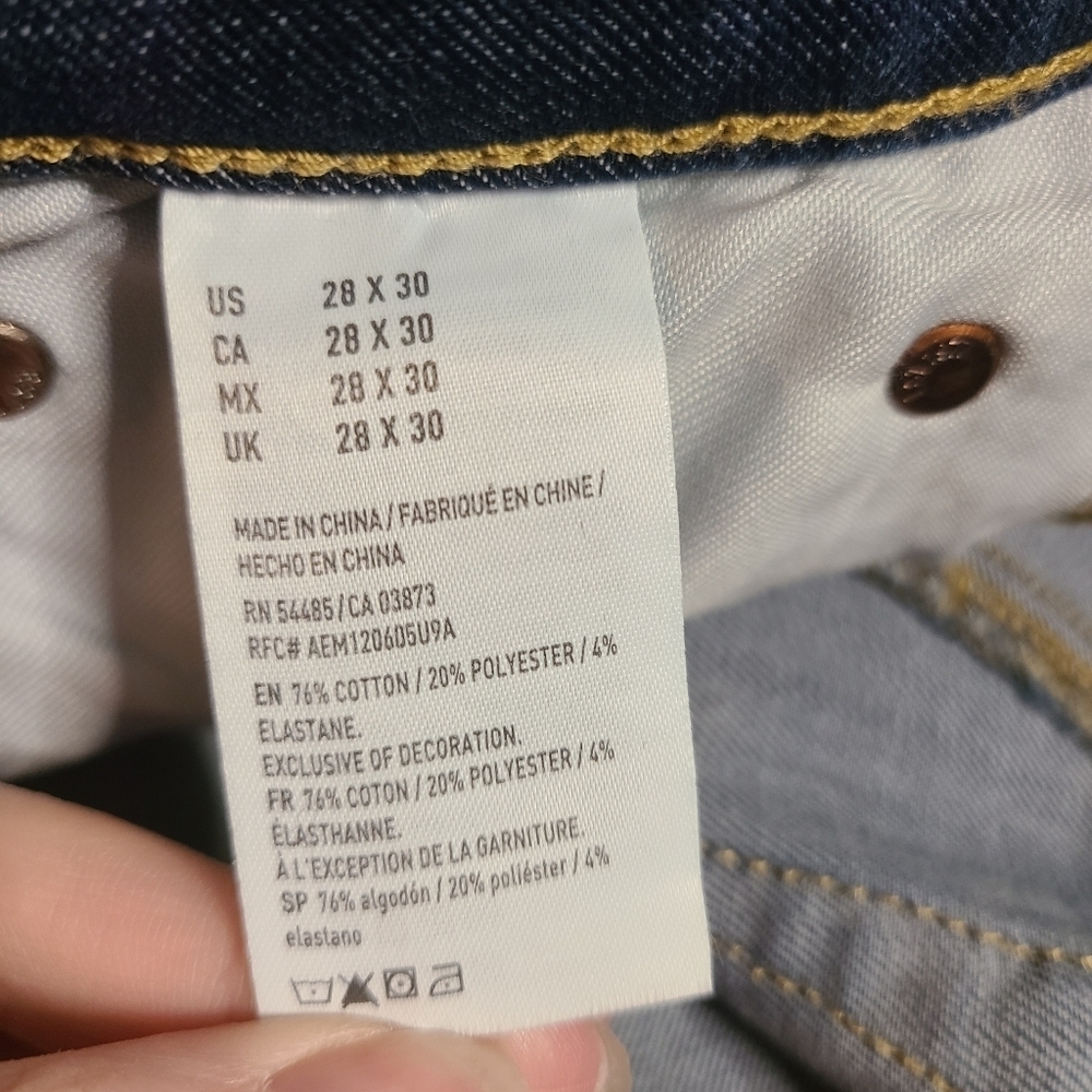 American Eagle Distressed Straight Leg Jeans - Picture 12 of 14